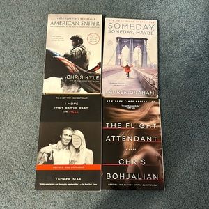 4 New York Times best seller books